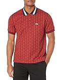 Men's Short Sleeve Classic Fit Allover Monogram Polo Shirt