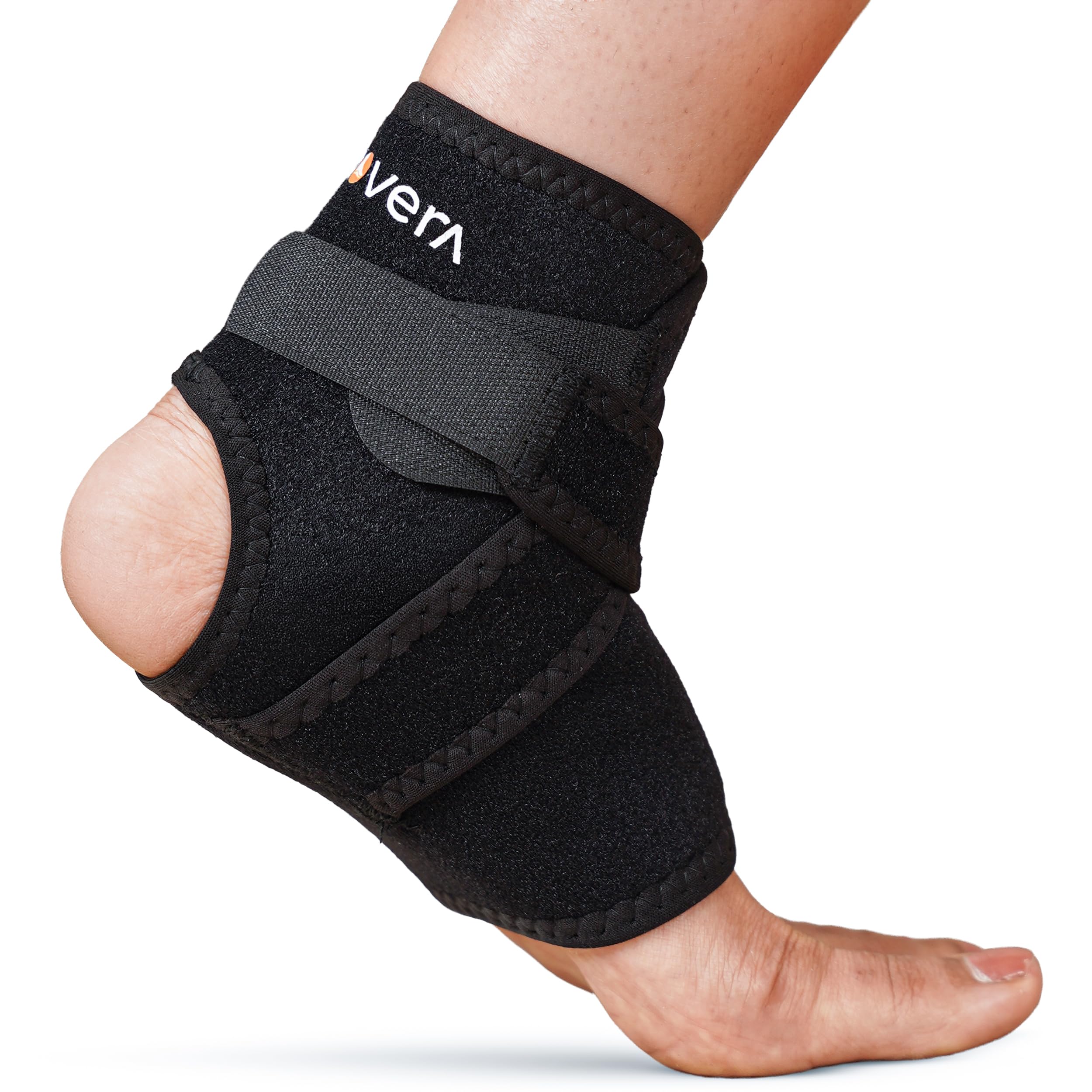 FOVERA Premium Ankle Support Compression Brace for Injuries, Ankle Protection | Adjustable Wrap for Pain Relief & Recovery, Ankle Band for Men & Women, Breathable Neoprene - 1 Pc, Universal Size-image-16