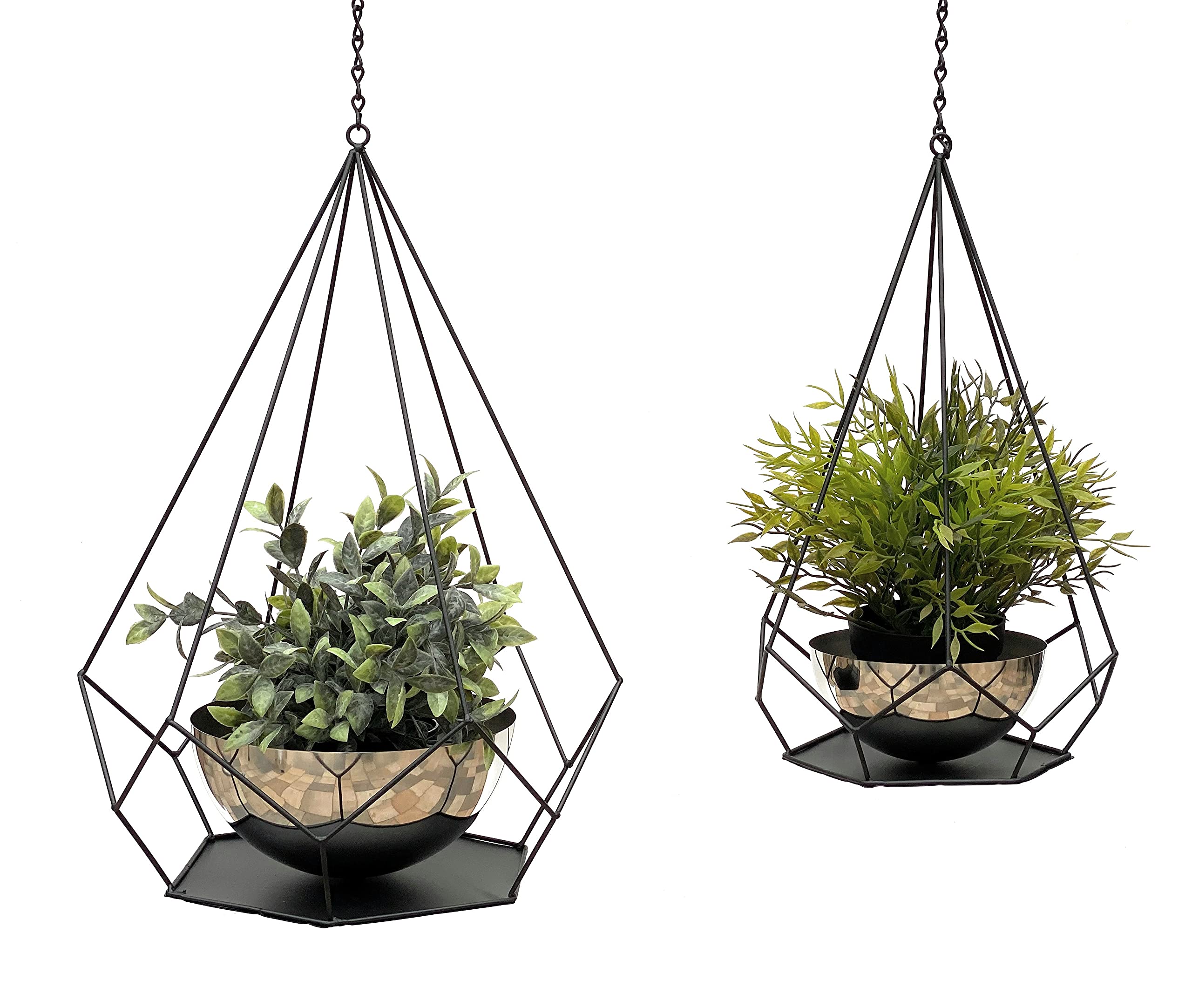 Semaforo Fiori Interno Metallo Parete Piante da Appendere 82 cm 96075 L