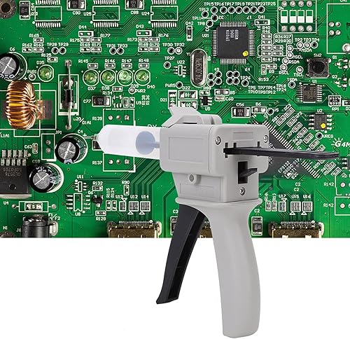 Miniatura 9 de Pistola de pegamento dispensadora de 1.0fl oz, pistola de pegamento manual de plástico, herramienta manual de mango de un solo tubo, pistola de