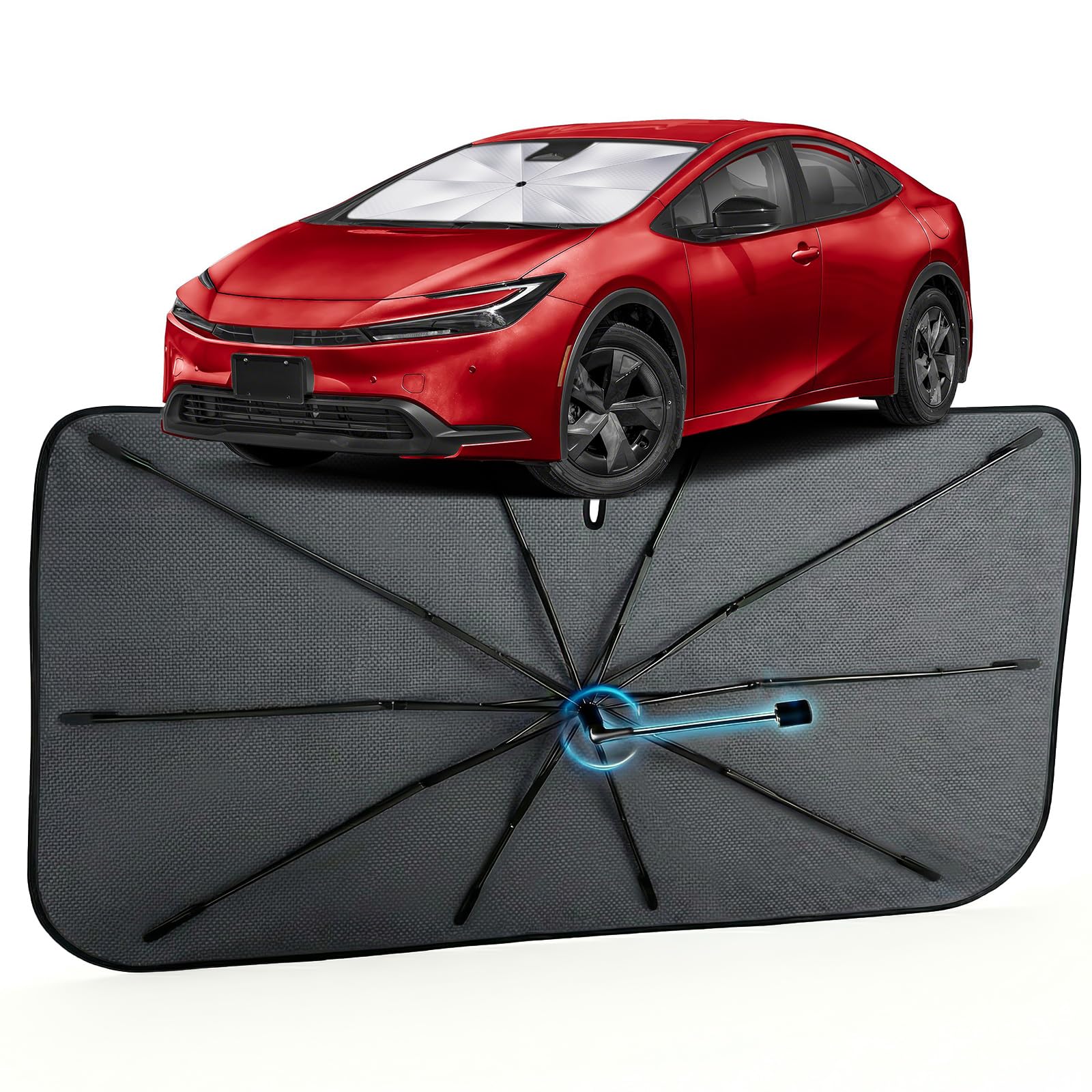 Car Windshield Sun Shade Umbrella for Toyota Prius 2010-2026 Sunshade