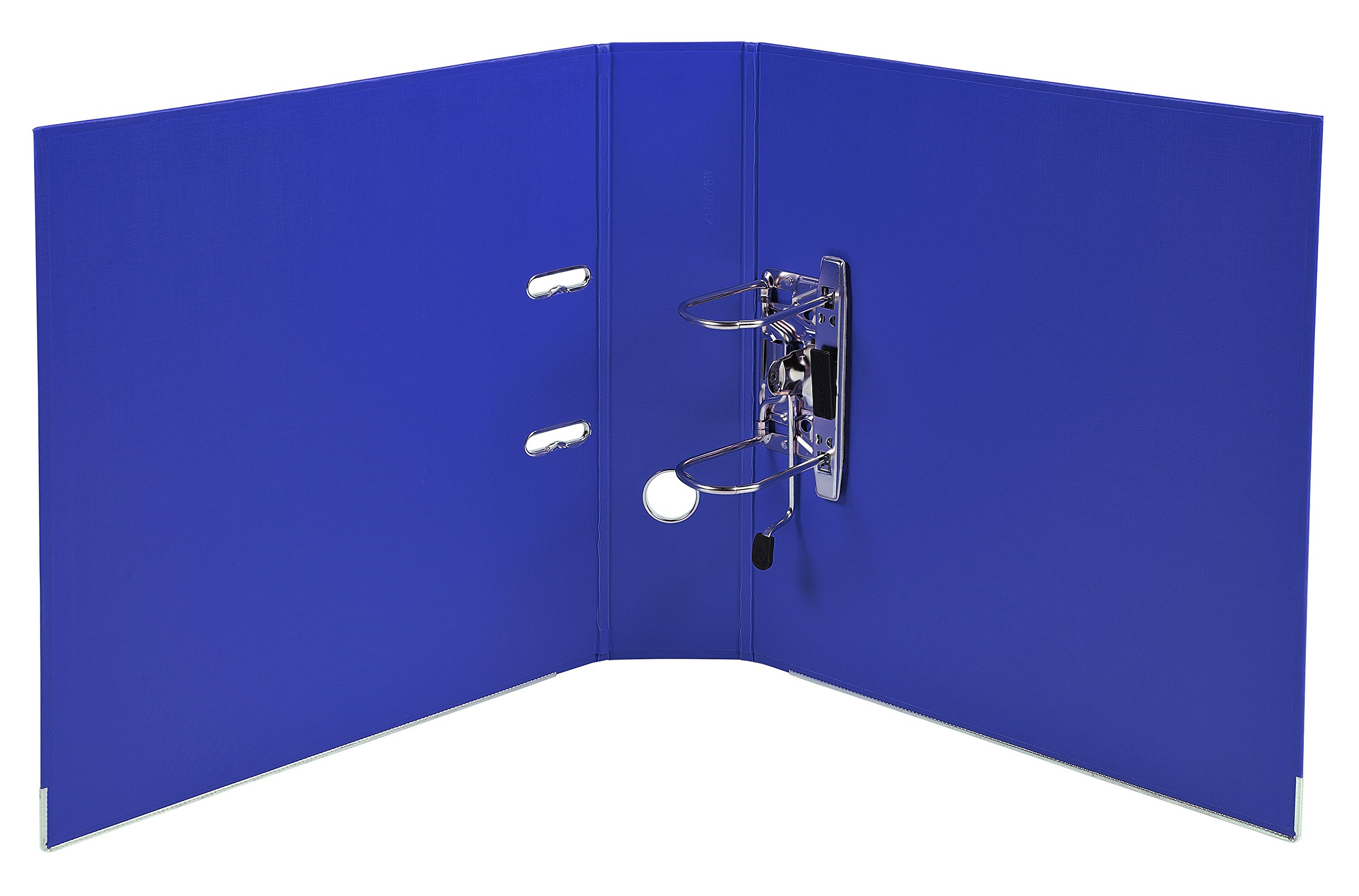 Exacompta 53352E 10er Pack Premium Kunststoff-Ordner Prem´Touch. 8 cm breit DIN A4 MAXI Ringordner Aktenordner Briefordner Büroordner Plastikordner Schlitzordner dunkelblau