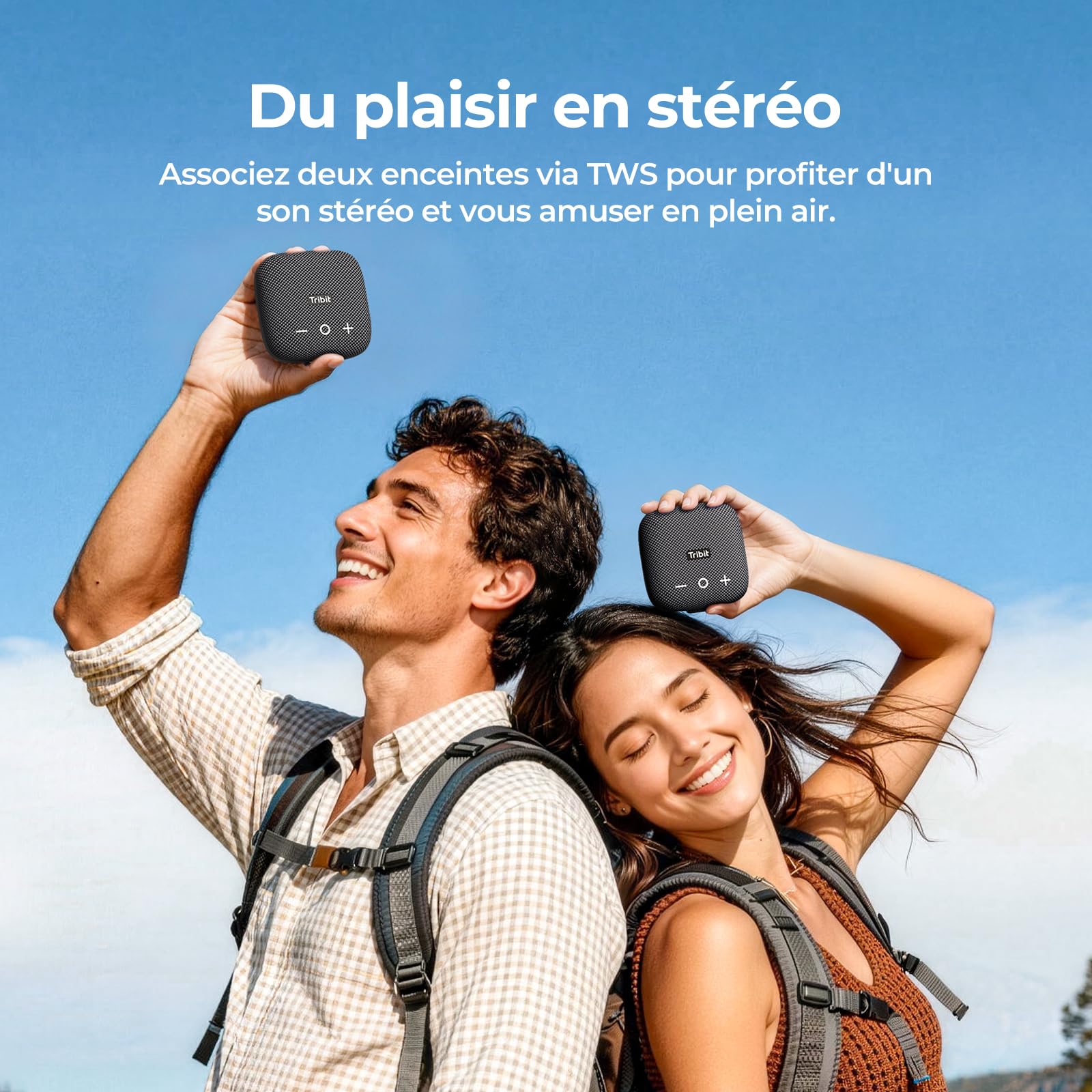 Tribit StormBox Micro 2 Enceinte Bluetooth Portable, 10 W Son Puissant