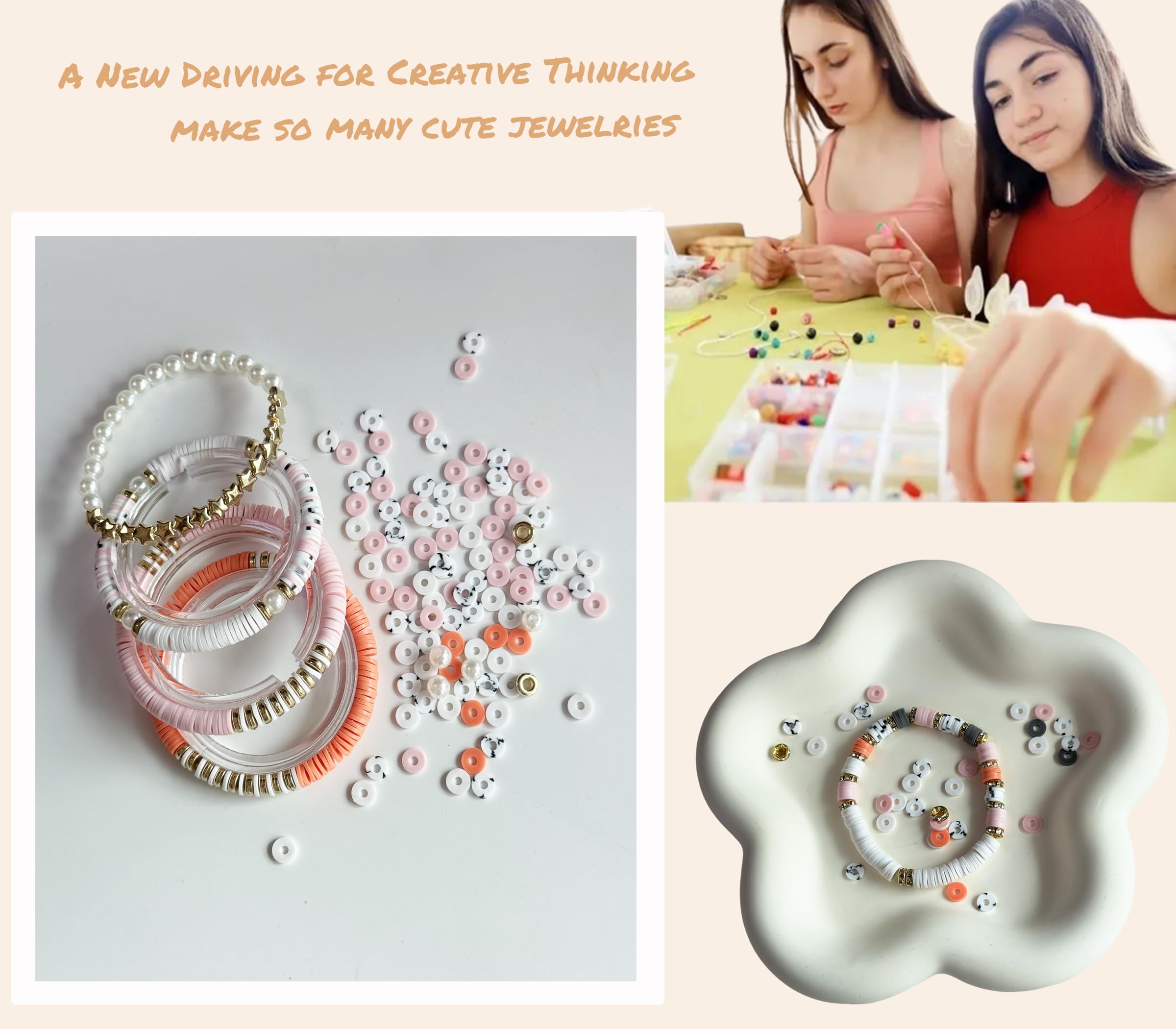 Pile de bracelets en perles d'argile pour enfants | Projets | Michaels