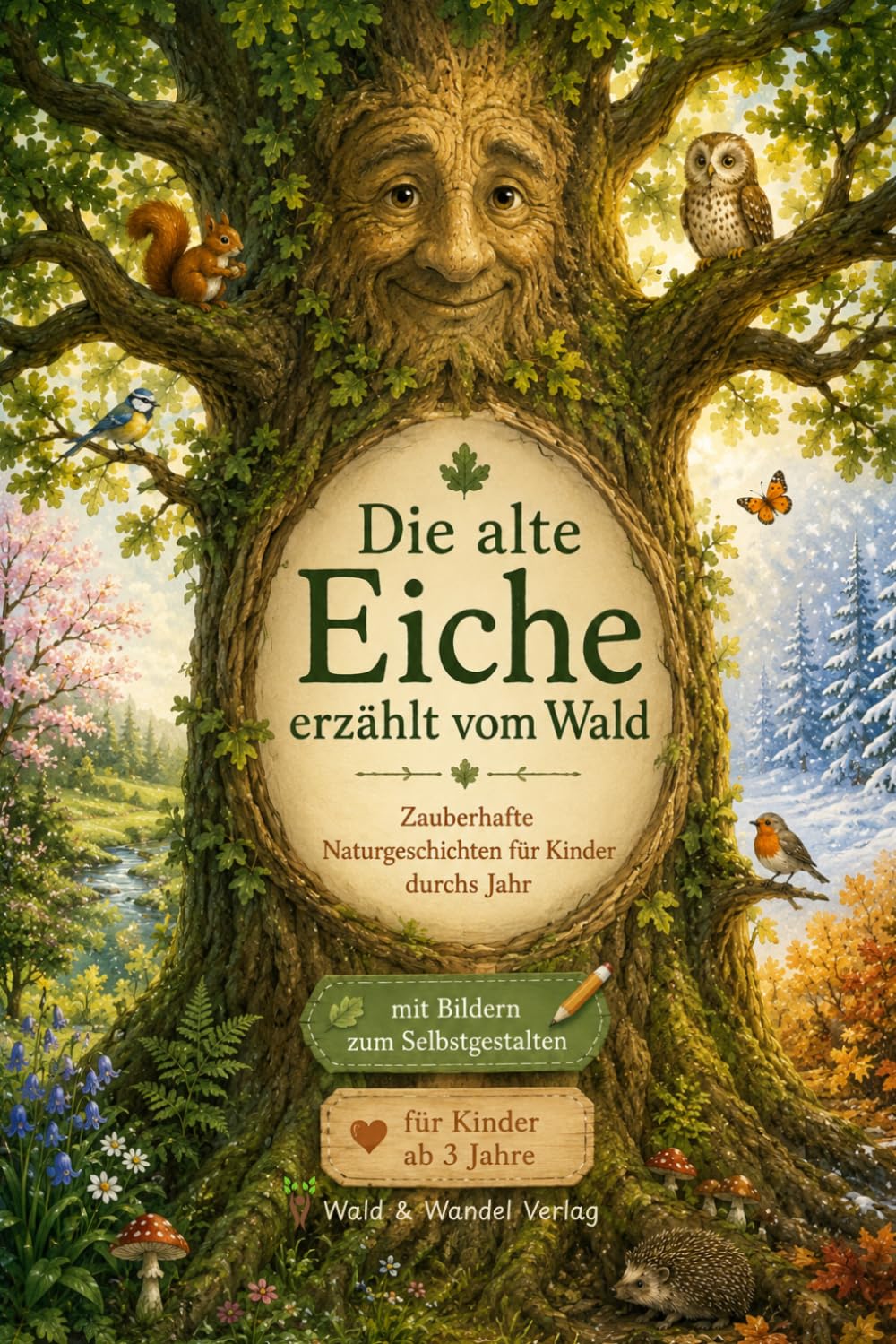 Die alte Eiche erzählt vom Wald: 12 zauberhafte Naturgeschichten die Kinder durch das Jahr begleiten - mit Bildern zum Selbstgestalten für Kinder ab 3 Jahren