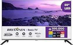 Smart TV 50" Britânia Roku B50CRA HDR10 Dolby Audio