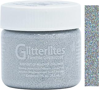Angelus Holographic Glitter Paint for Shoes, Boots, Leather & More (1oz)