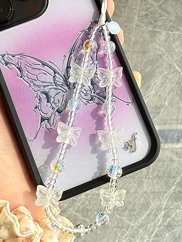 Miniatura 51 de Drawwind Correa universal con cuentas para teléfono, correa universal para teléfono celular, bonita pulsera de muñeca, cadena de cuentas, accesorios