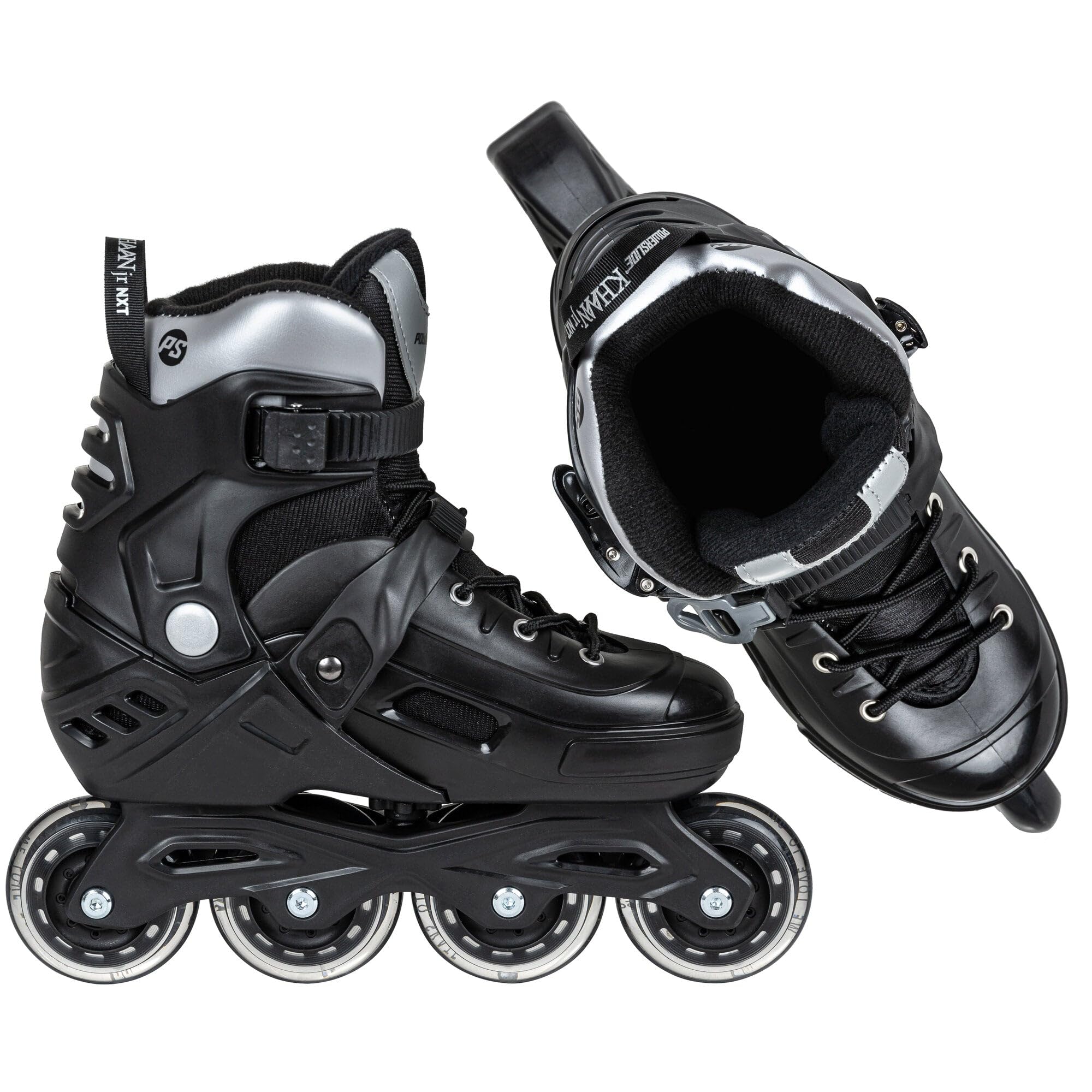 Powerslide Khaan Nxt - Patines en línea ajustables para jóvenes (talla 27-30)