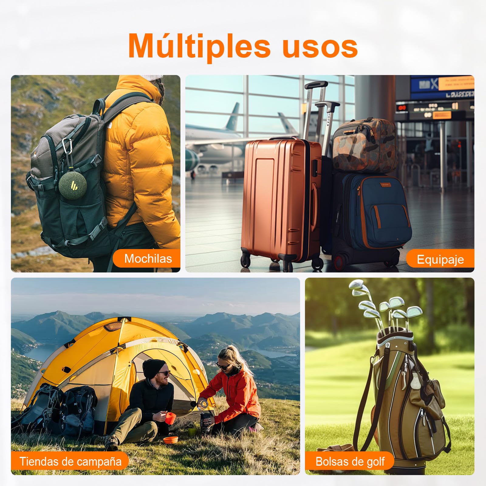 GRIFEMA Candado TSA con Combinación de 4 Dígitos, Cable Flexible para Maletas, Bolsos y Equipaje de Viaje, Negro (1 Unidad, GA1008) — view 8