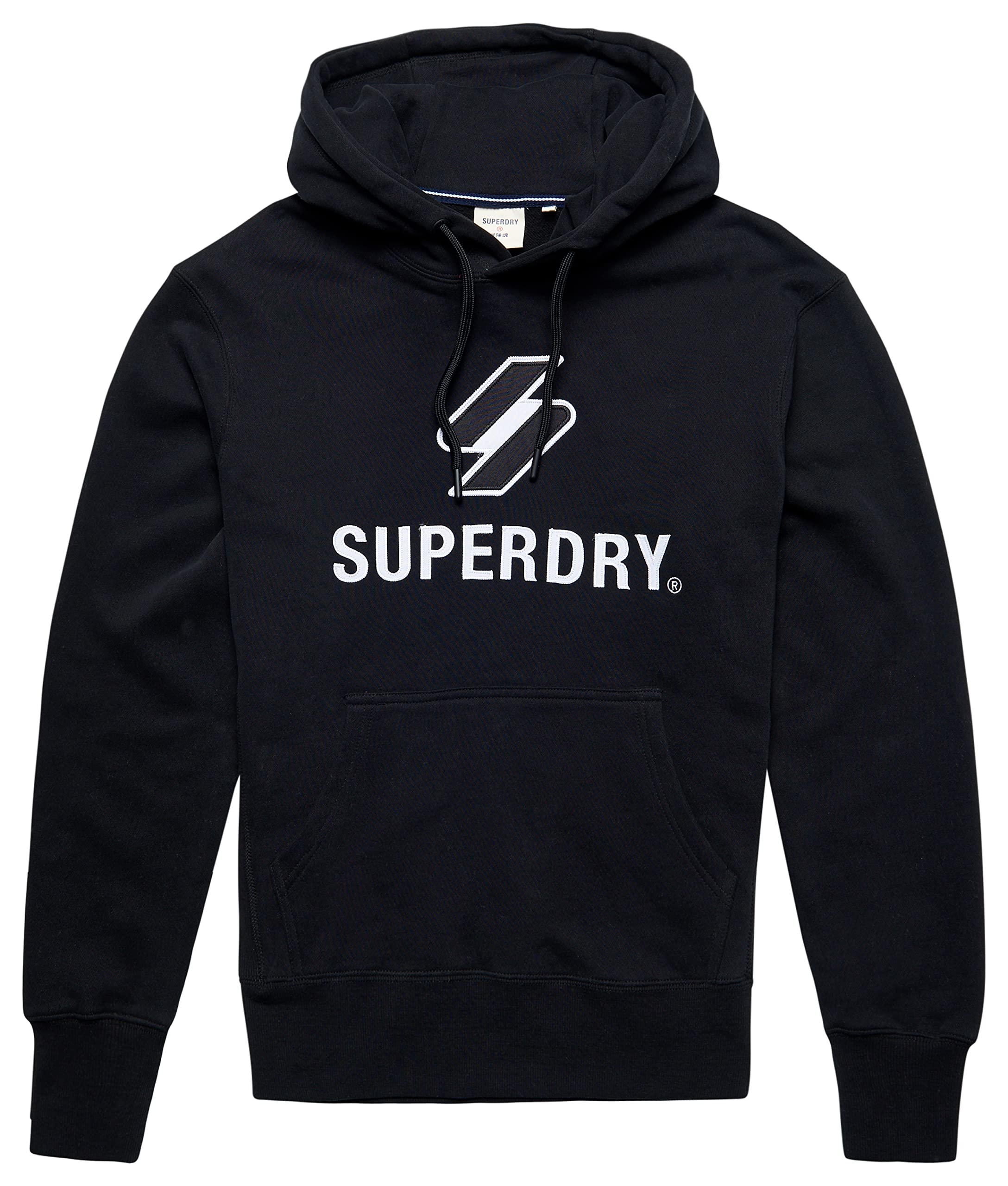 SUPERDRY mens Code Sl Stacked Apq Hood Hooded Sweatshirt