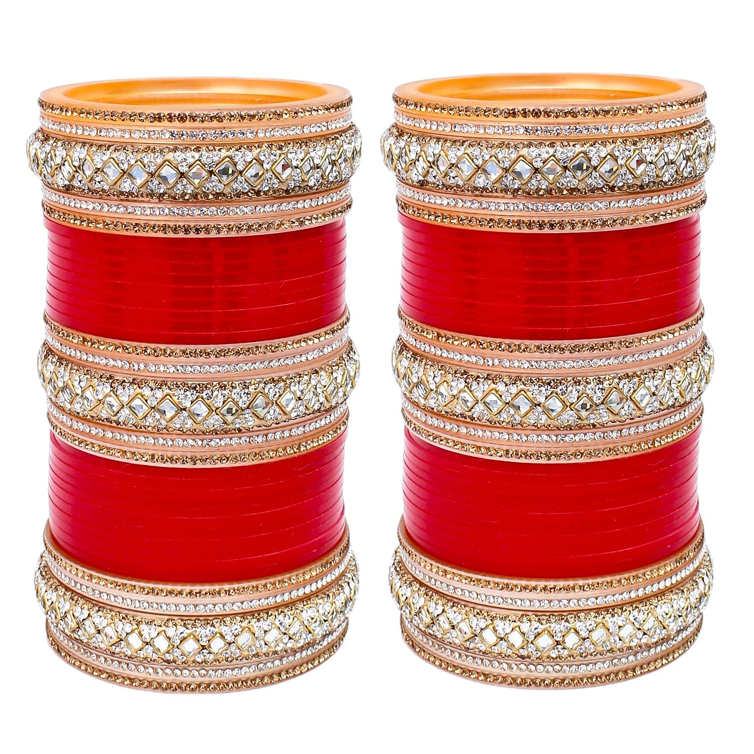 See full amazon price history chart for Lucky Jewellery Bridal Bangle Set Dhanteras/Diwali/Bhai Dooj Collection Red Designer Chura Wedding Punjabi Choora Fashion Jewellery Chuda For Women (1848-G1C1-1008-R28) Lucky Jewellery Bridal Bangle Set Dhanteras/Diwali/Bhai Dooj Collection Red Designer Chura Wedding Punjabi Choora Fashion Jewellery Chuda For Women (1848-G1C1-1008-R28) (B06Y5BPLDT) Amazon Price History, Amazon Price Tracker