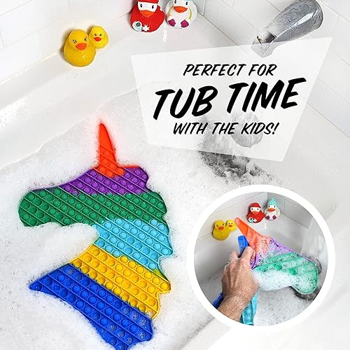 Miniatura 8 de Juguete gigante de unicornio Pop It  179 Big Pops  El juguete de unicornio más grande Pop Jumbo Pop Fidget  Pop It para necesidades sensoriales