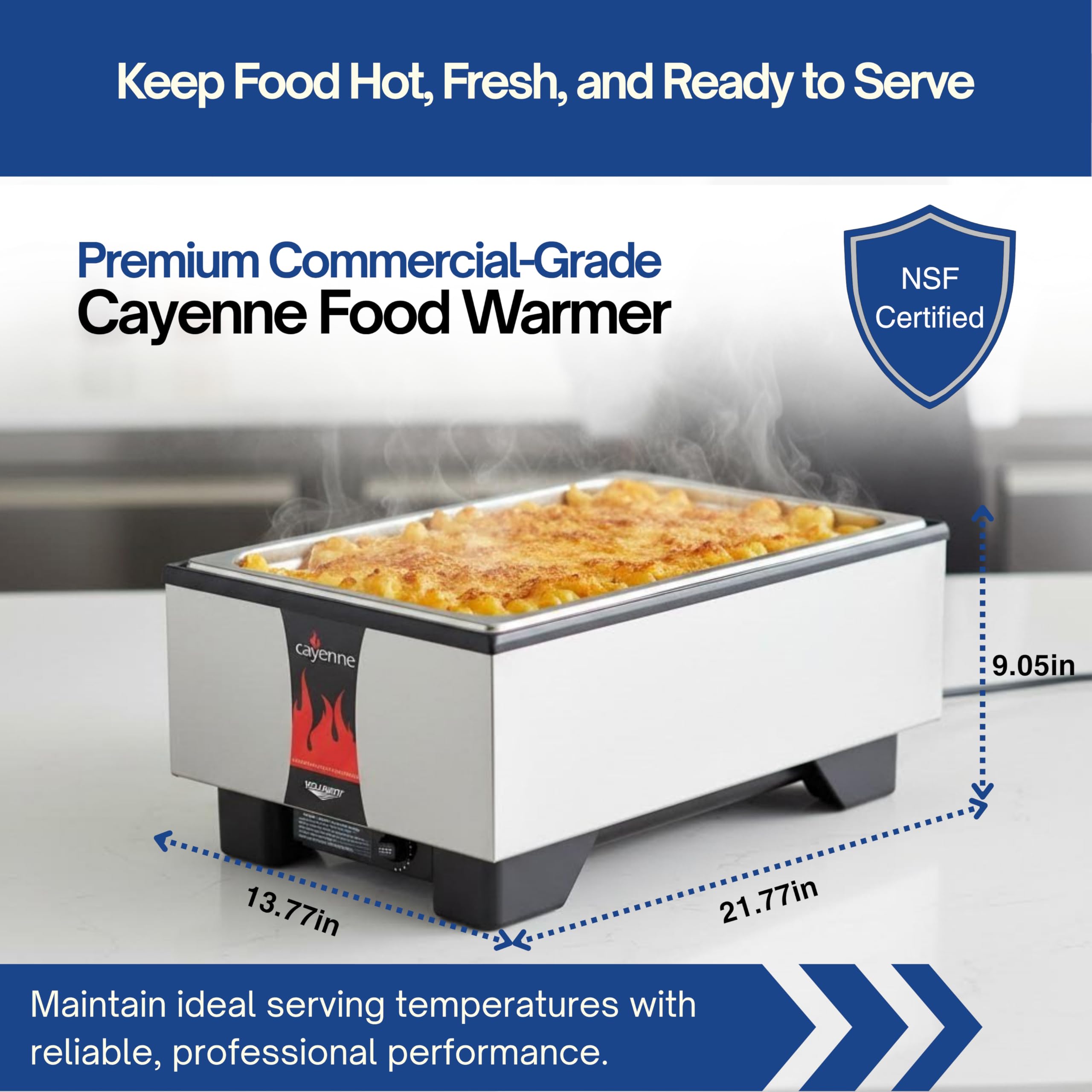 Amazon.com: Vollrath 71001 Cayenne 700-Watt Full-Size Countertop