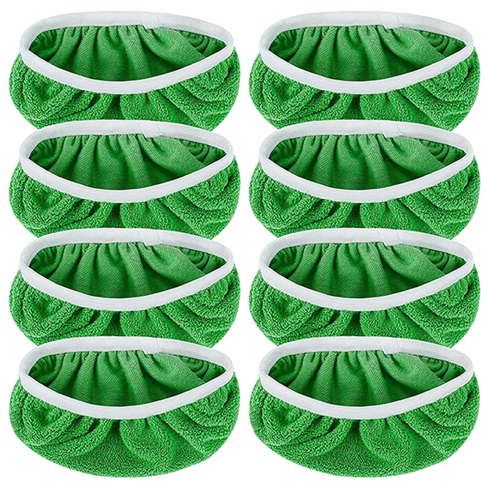 Tsawntd Mop Pad 8Pcs Replacement Microfiber Mop Head Absorbent Reusable Wipes Machine Washable Dry and Wet Mopping Cloths for Household Cleaning Wipes Wet Mopping Clothes