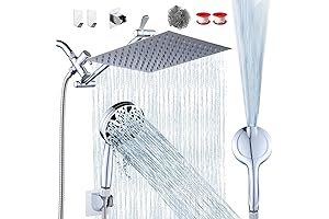 Supreme 10'Rainfall Shower Head with Handheld Combo: The Epitome of Shower Luxury