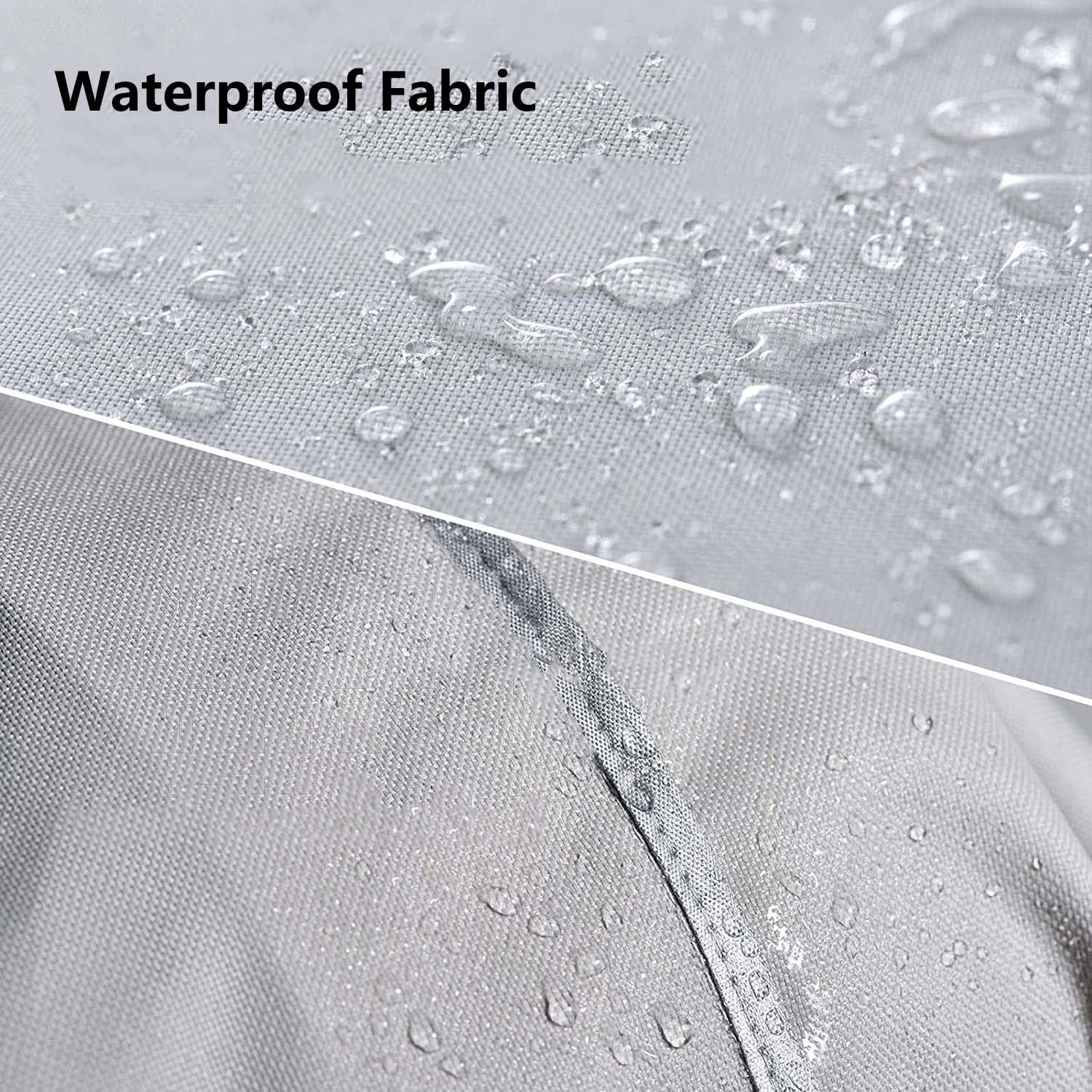 Copertura per Mobili da Giardino 600D Oxford Impermeabile Anti-UV Antivento 200x110x75cm