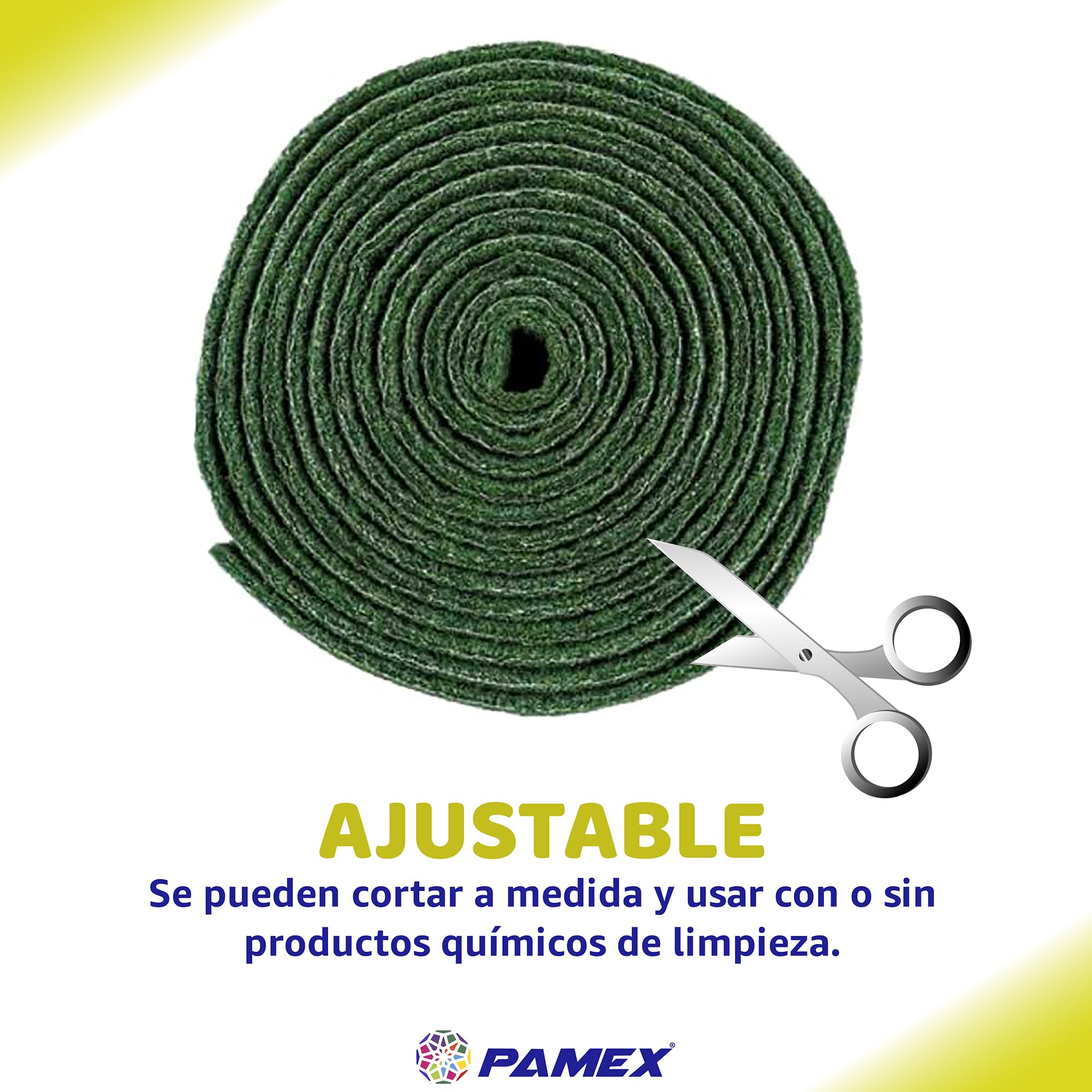 Ymbresa - Rouleau de grattoir vert (15 cm x 6 m).Dureté : moyenne.
