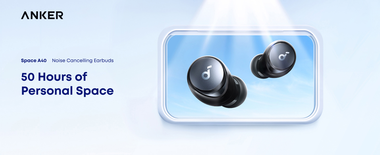 soundcore by Anker Space A40 Adaptive Active Noise Cancelling