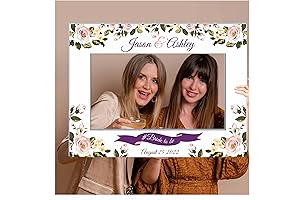 Personalized Rustic Wedding Photo Booth Frame