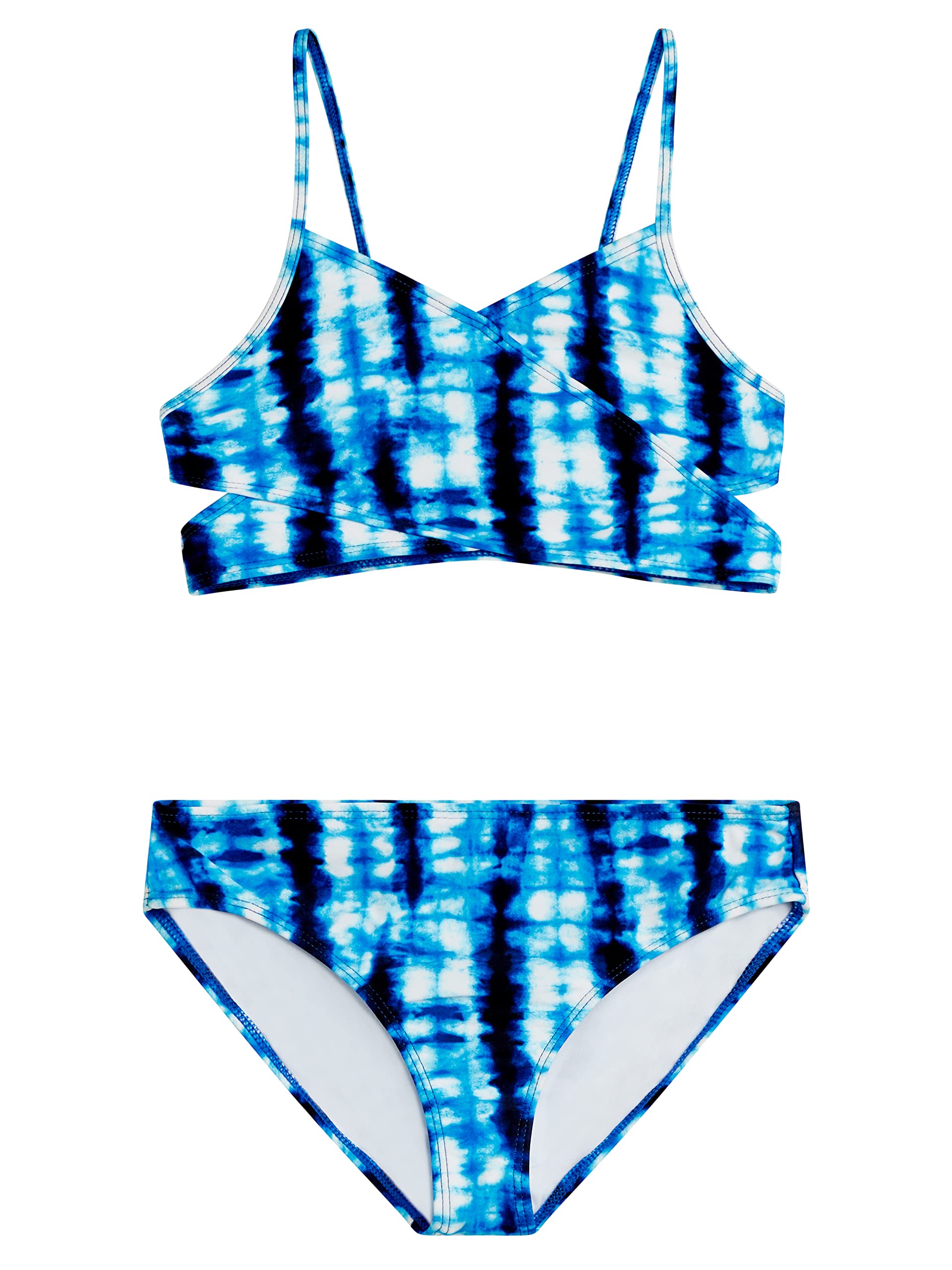 Kanu Surf Girls' Coral Reef Beach Sport Wrap Around Bikini 2-piece Swimsuit