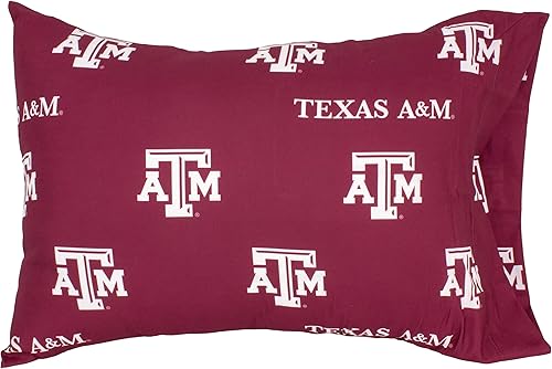 Miniatura 9 de College Covers Everything Comfy Texas A&M Aggies - Par de fundas de almohada, estándar, 20 x 30 pulgadas, incluye 2 fundas de almohada