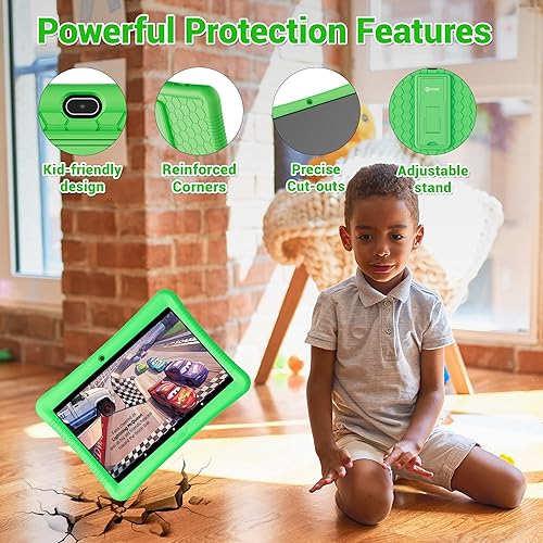 Miniatura 8 de Paquete de tableta Contixo K102 para niños de 10" - Auriculares inalámbricos para niños, 32GB, más de 80 libros electrónicos de Disney (valor de