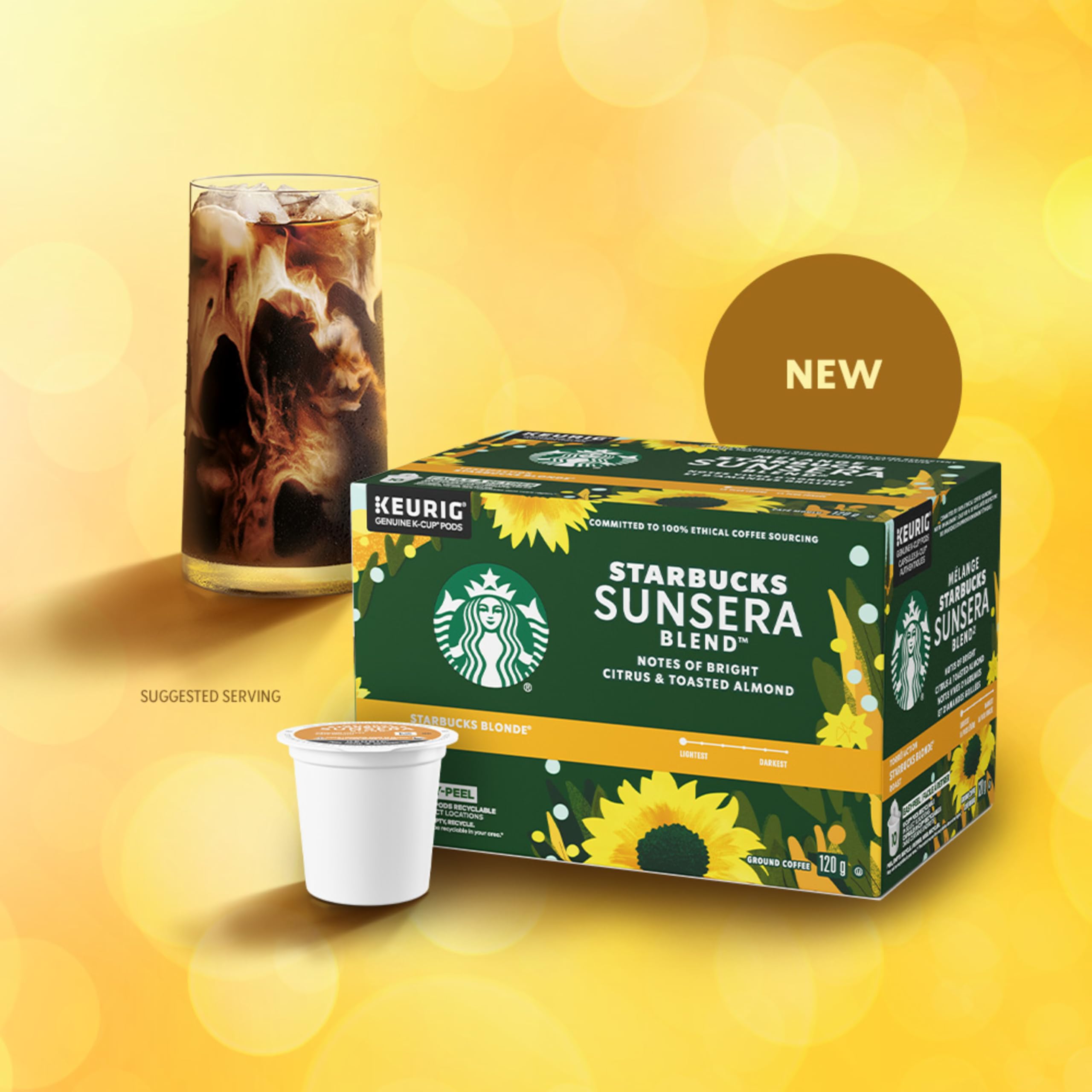 Amazon.com: STARBUCKS SUNSERA BLEND, Blonde Roast Keurig Coffee