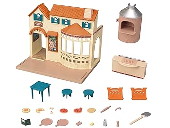 シルバニアファミリー お店 森のピザ屋さん ミ-87 z2zed1b Amazon | シルバニアファミリー お店 【 森のピザ屋さん 】 ミ