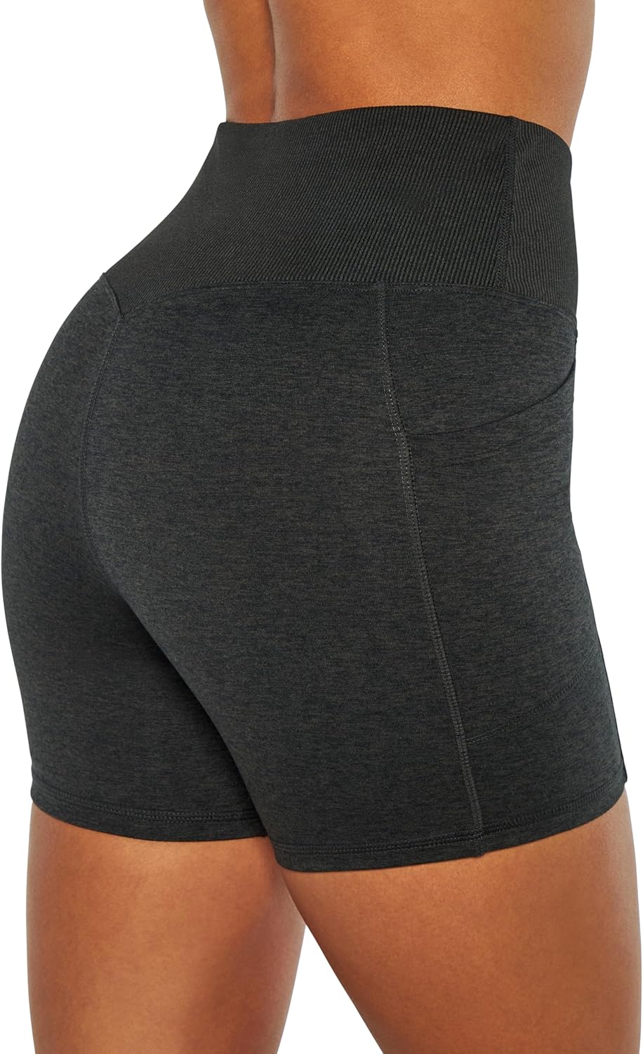 Zobha Womens Bailey High Rise Pocket Bike Short - Image 5