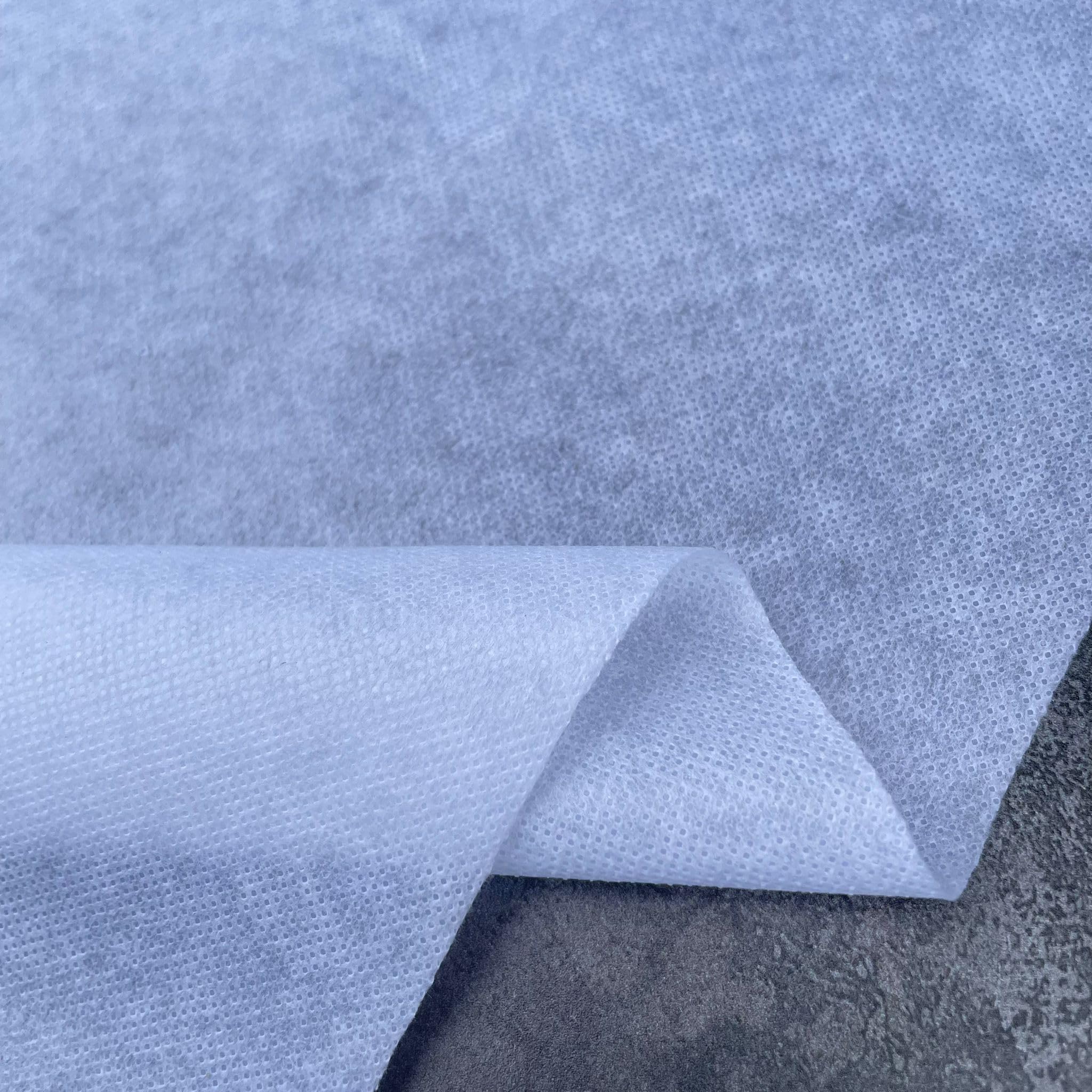 Iron-On Fusible Interfacing - 90cm Wide - Nonwoven Fabric, Different Weights for Sewing, Dressmaking, Crafts, Collars, DIY Tailoring & Quilting Stabiliser (Heavy Weight, White, per Metre)