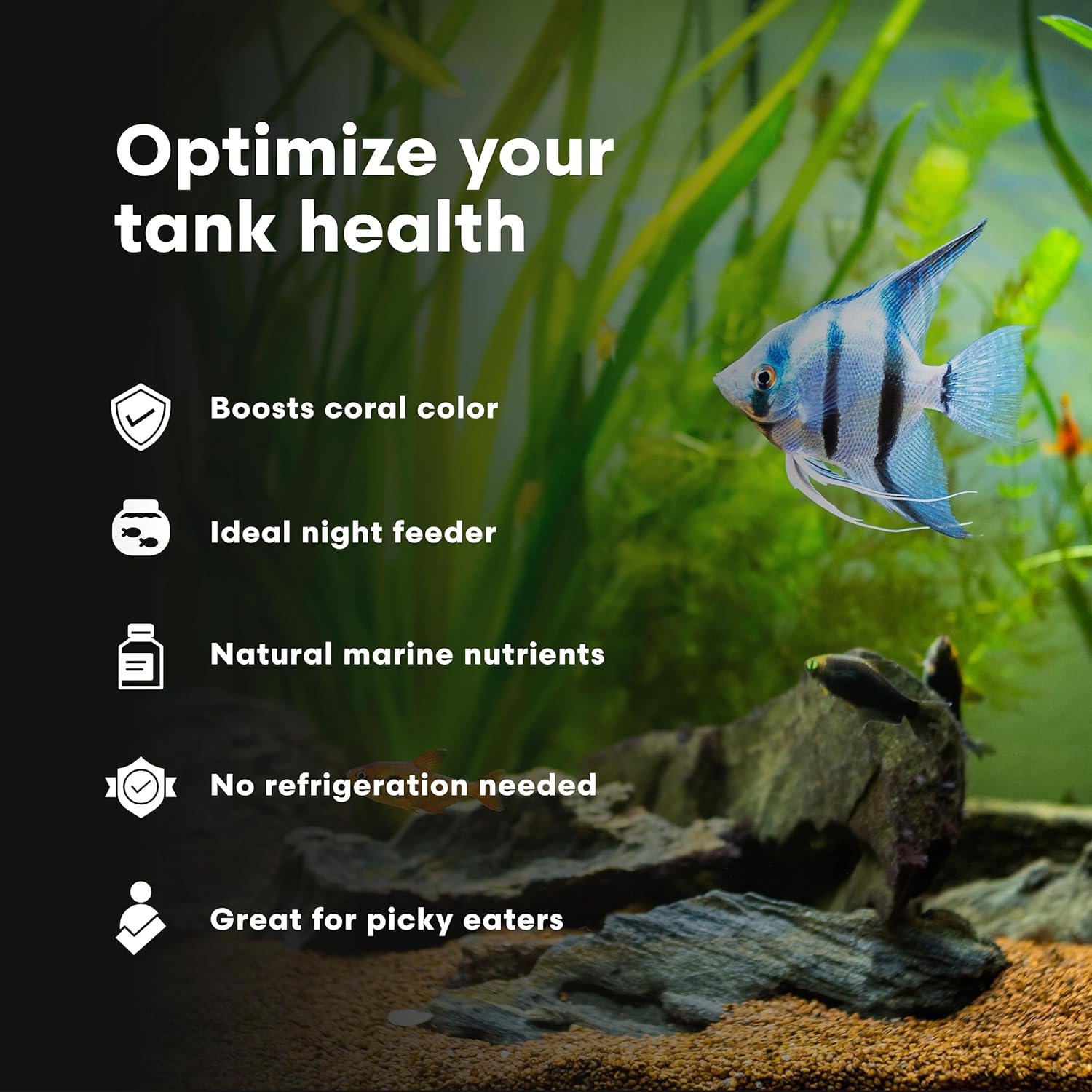 Brightwell Aquatics Macrōvore Marine Crustacean Roe for Corals Anemones Fish Enriched with Amino Acids Omega-3 for Color Health Feeding in Aquariums, 2L