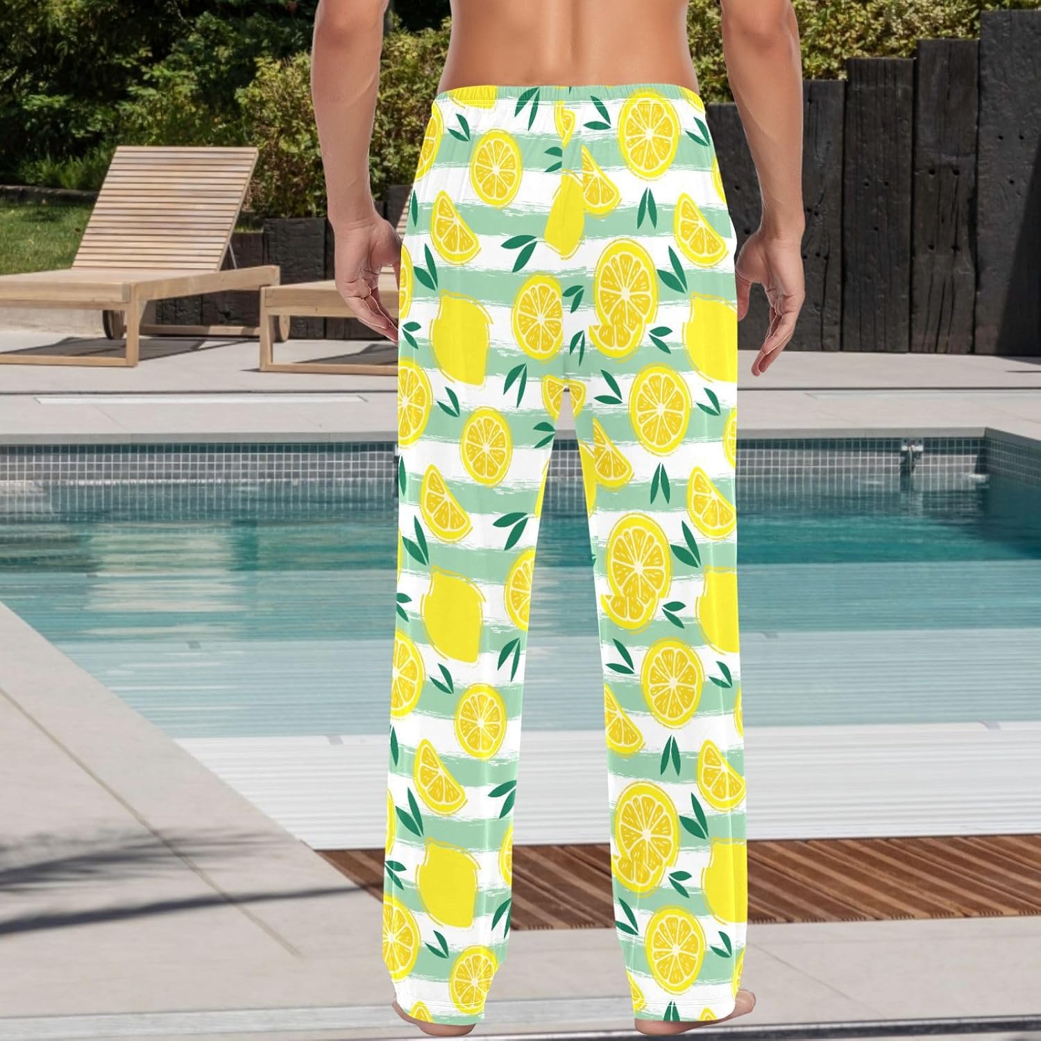 Mens Pajama Pants Funny Sleepwear Pj Bottoms Printed Cotton Lounge Pants with Pockets Size S-XXL