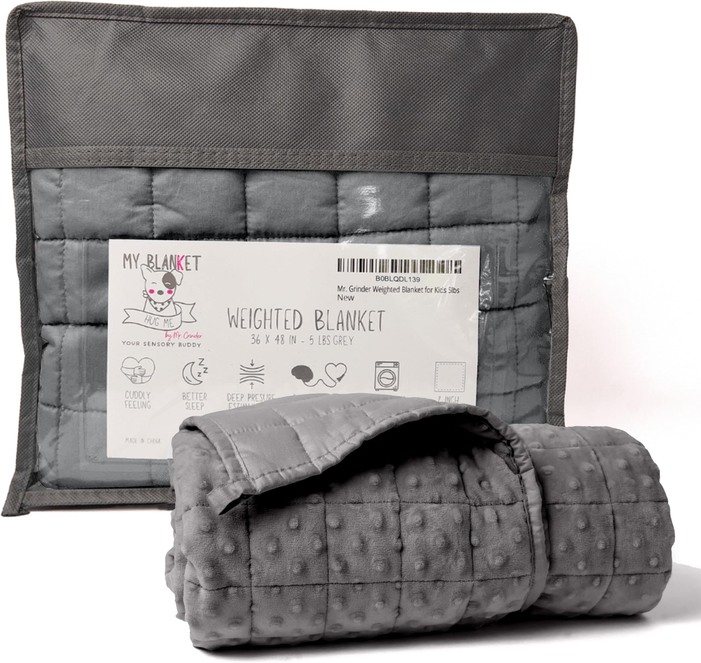 Degrees of Comfort Kids Weighted Blanket with Cover, 1 x