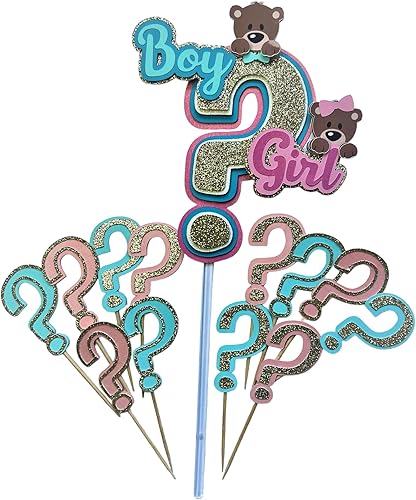 Decoración para tartas de revelación de género, decoración de pastel para niño o niña, decoración para pastel de baby shower, revelación de género disponible en Yaxa Peru