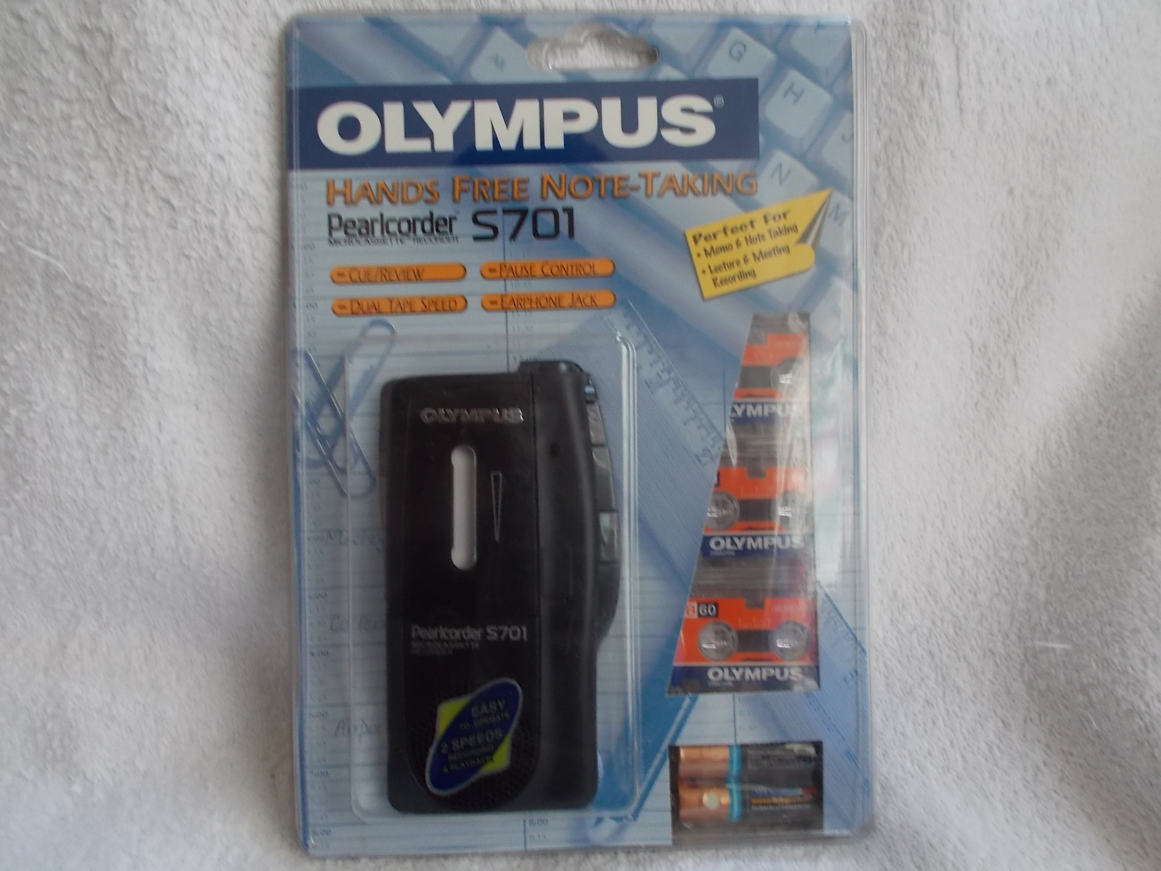 Olympus S701 Pearlcorder Microcassette Recorder