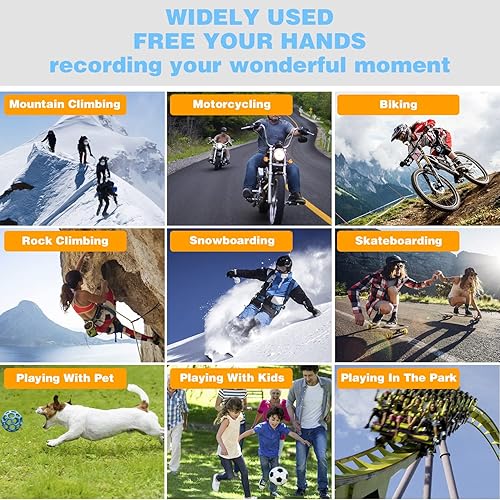 Miniatura 6 de 1080p HD Cámara de grabación de vídeo inteligente - Gafas de deporte al aire libre con cámara, gafas inteligentes portátiles (incluye tarjeta de