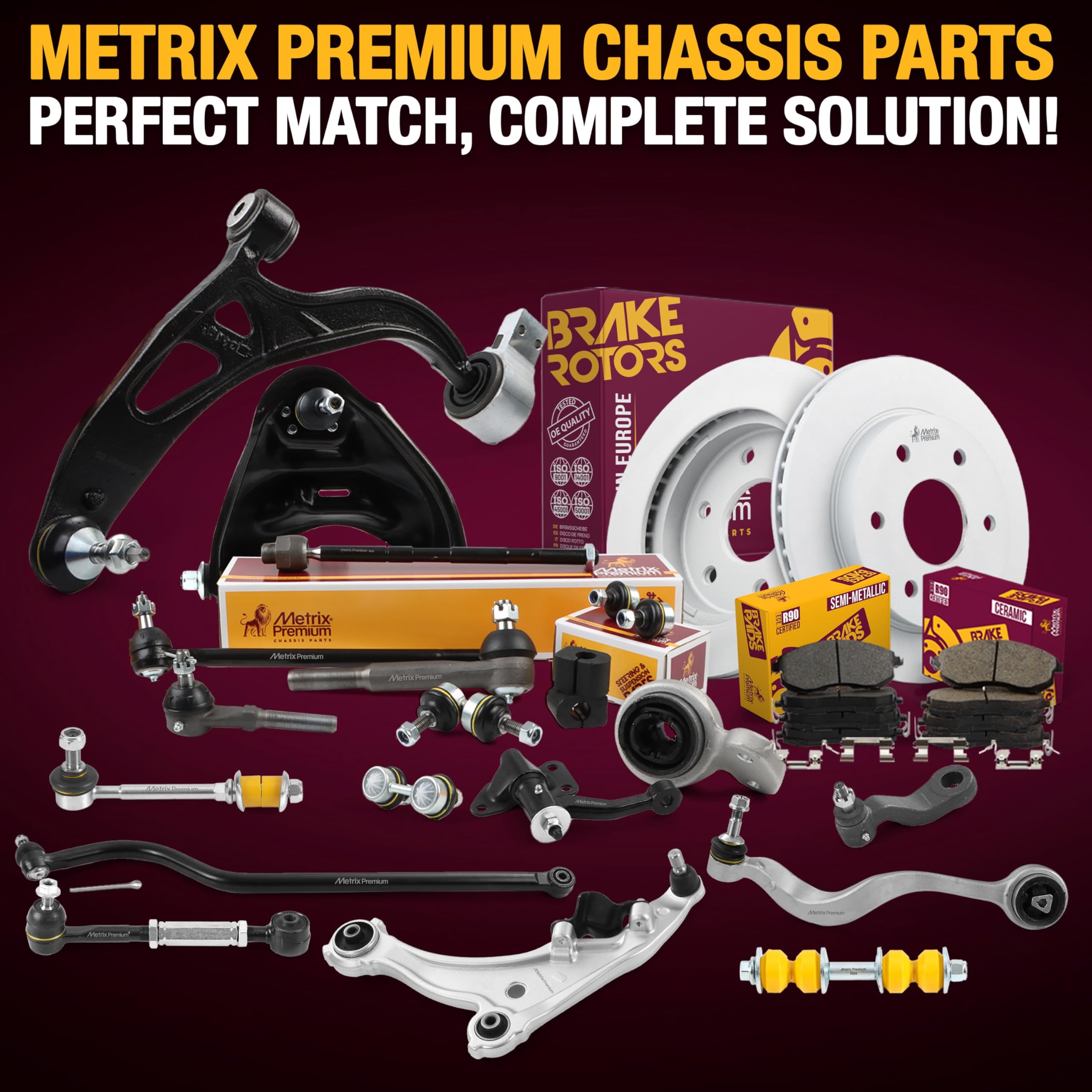 Amazon.com: Metrix Premium Chassis Parts - Kit de suspensión