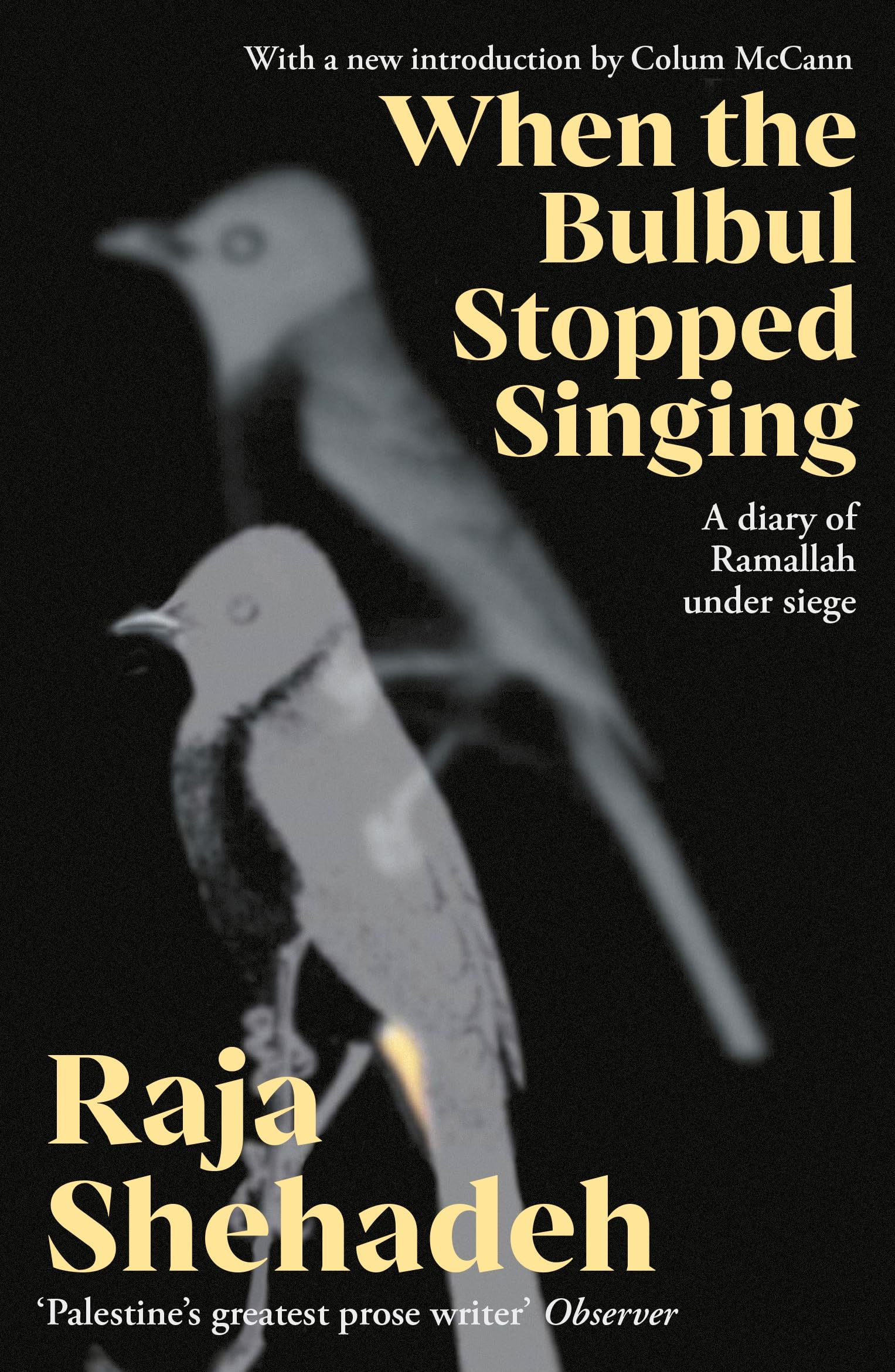 When The Bulbul Stopped Singing by Raja Shehadeh (Paperback Book)