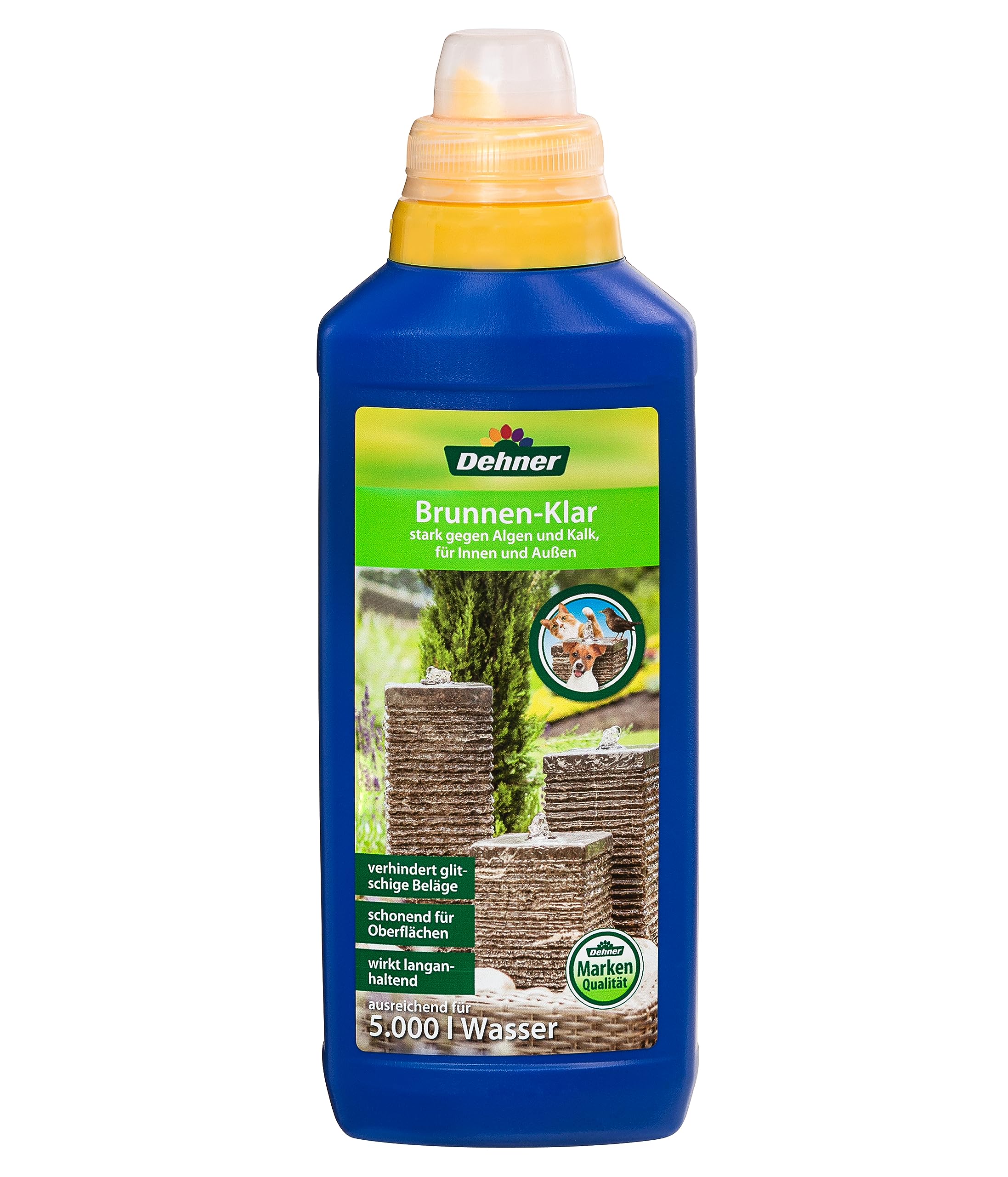 Dehner Brunnen-Klar, gegen Algen und Kalk, 500 ml, OneSize