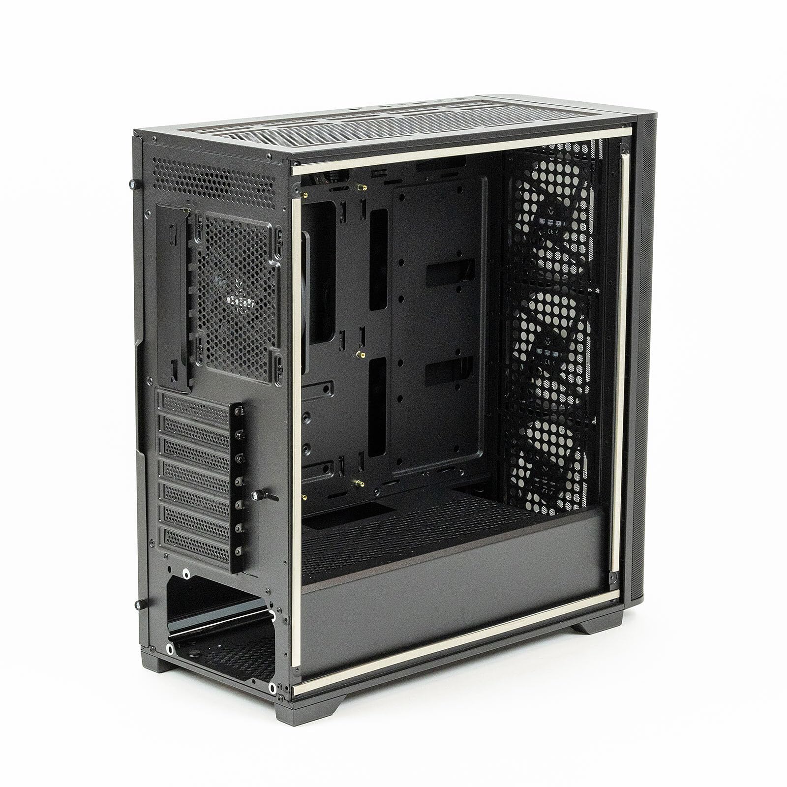 Fox Spirit FG1 - Boîtier PC Moyen Tour 3 Ventilateurs ARGB Inclus ATX/E-ATX