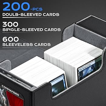 Magic: The Gathering Commander ボックス Card Deck Box for MTG with Commander Display, 5 in 1 Card