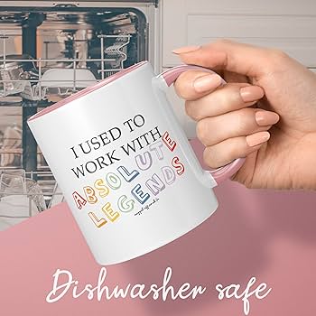 I Used To Work With Absolute Legends Mug Funny Retirement - UK