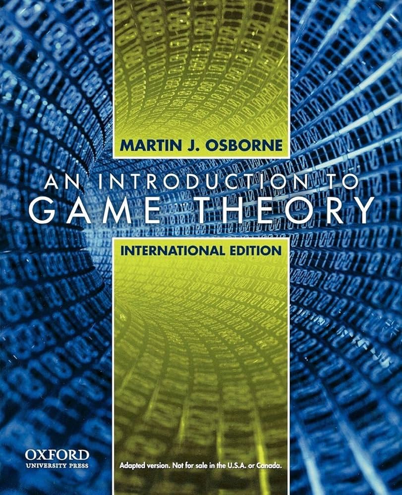 Buy Introduction to Game Theory: International Edition Book Online