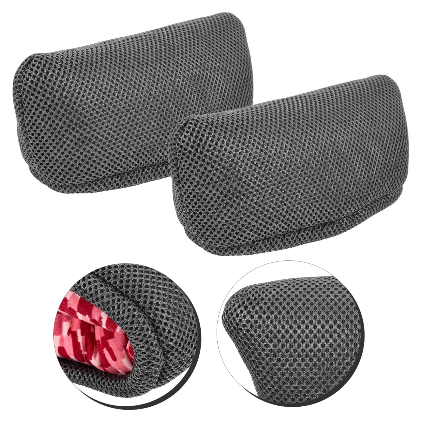 Healeved 4pares Almohadillas De Crutch Reutilizables y Resistentes Al Desgaste Fundas De Axila Cómodas y Transpirables Para Uso Diario