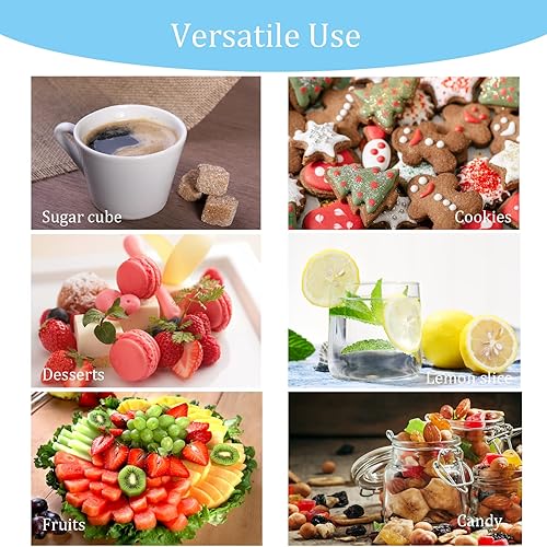 Miniatura 6 de 15 pinzas pequeñas para servir, pinzas de metal de acero inoxidable dorado, pinzas pequeñas de azúcar de 4.25 pulgadas, mini pinzas de cocina para