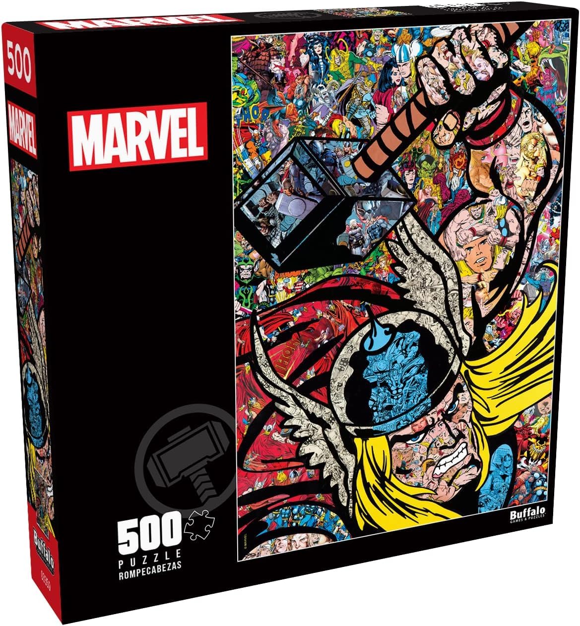 Buffalo Games - Marvel - Thor Collage - 500 Piece Jigsaw Puzzle