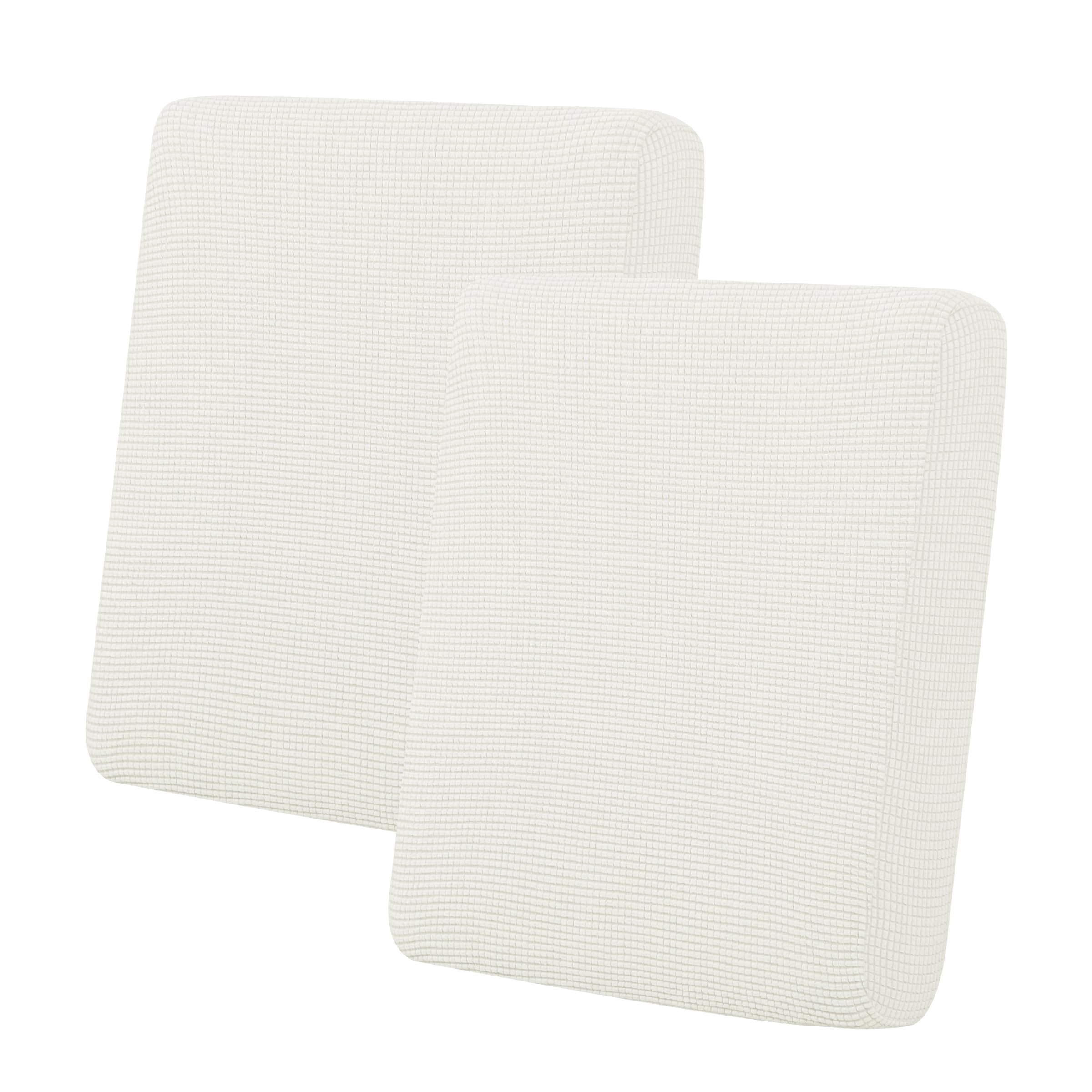 Easy-Going Stretch 2 Pieces Loveseat Couch Cushion Cover for 2 Seat