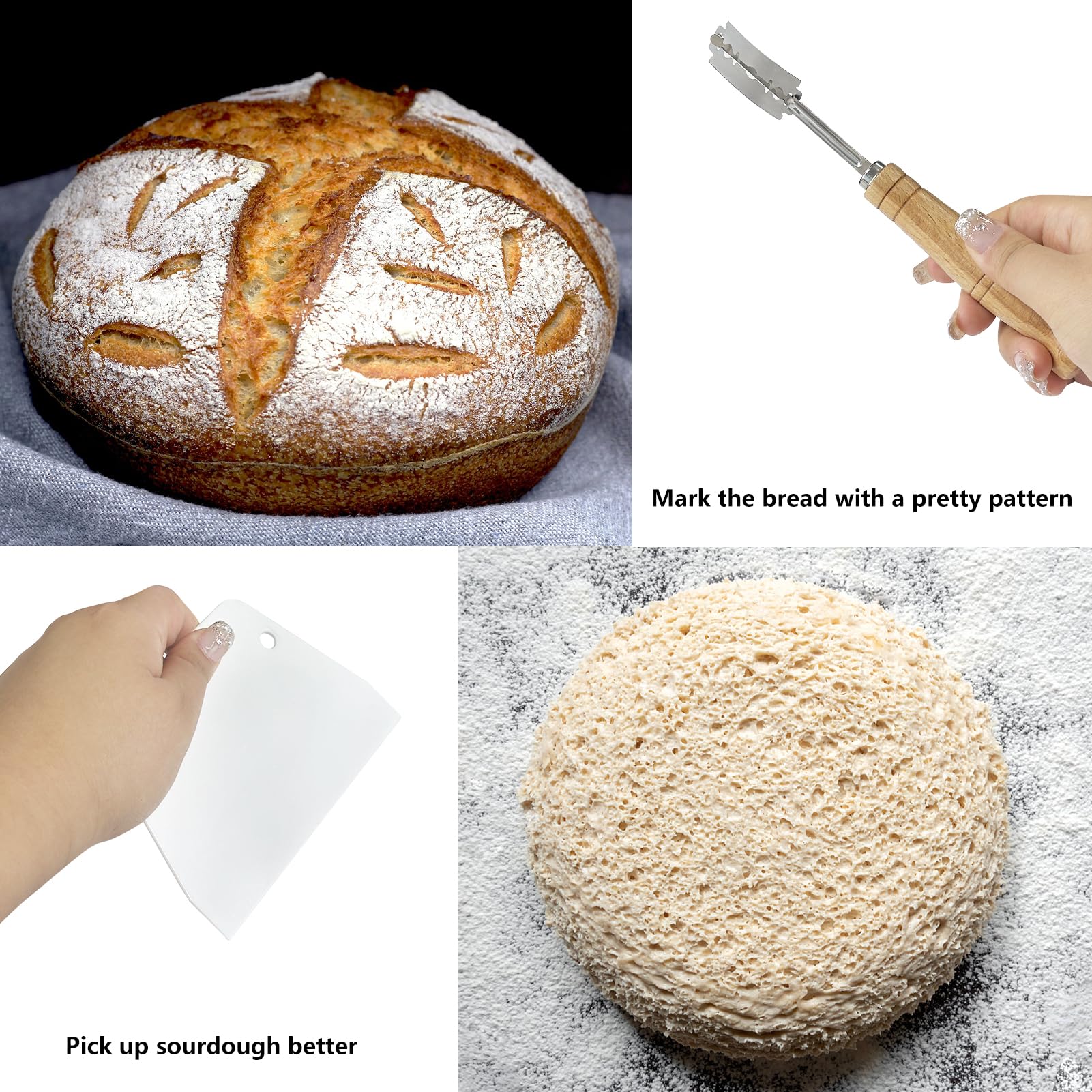 Artcome Kit di avviamento lievito 2 barattoli di vetro 1,275,7 g DIY Pro cibo scatola di conservazione ermetica pasticceria riutilizzabile