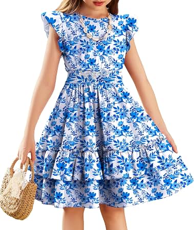 French Connection Girls All Over Print Soft Casual Dress
